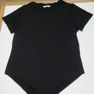 Mangopop Black Womens Bodysuit NWOT